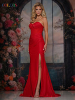 Colors Dress Sweetheart Fold Over Prom Dress 3837