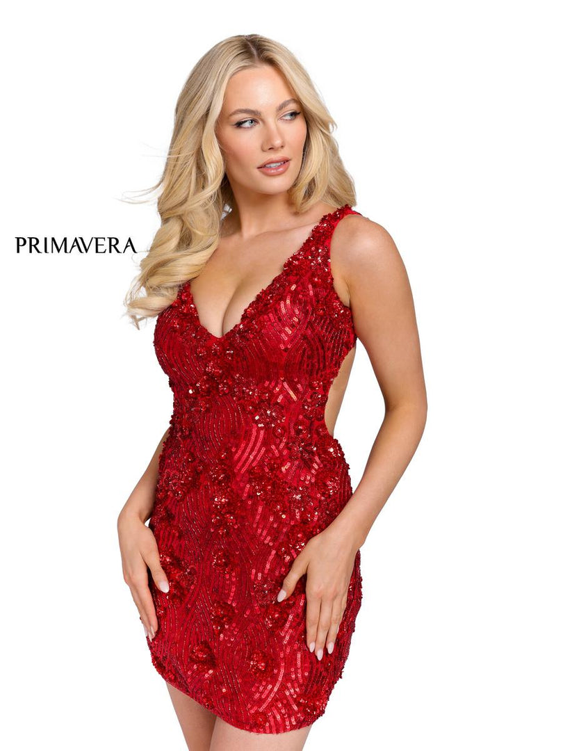 Primavera Couture Short Dress 3850
