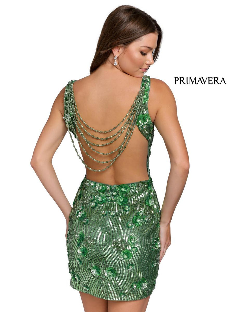Primavera Couture Short Dress 3850