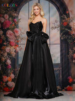 Colors Dress Strapless A- Line Dress 3860