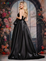 Colors Dress Strapless A- Line Dress 3860