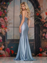 Colors Dress Fitted Corset Illusion Prom Dress 3904
