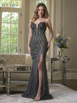 Colors Dress Strapless Heat Stone Fitted Prom Dress 3917