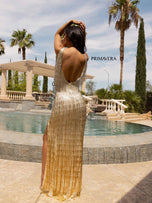 Primavera Couture Long Dress 3919