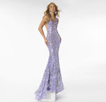 Ava Presley Sequin Long Prom Dress 39201
