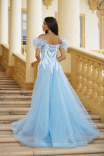 Ava Presley A-Line Off Shoulder Prom Dress 39213