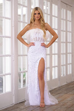 Ava Presley Strapless Corset Prom Dress 39231