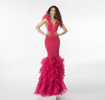 Ava Presley Ruffle Mermaid Prom Dress 39312