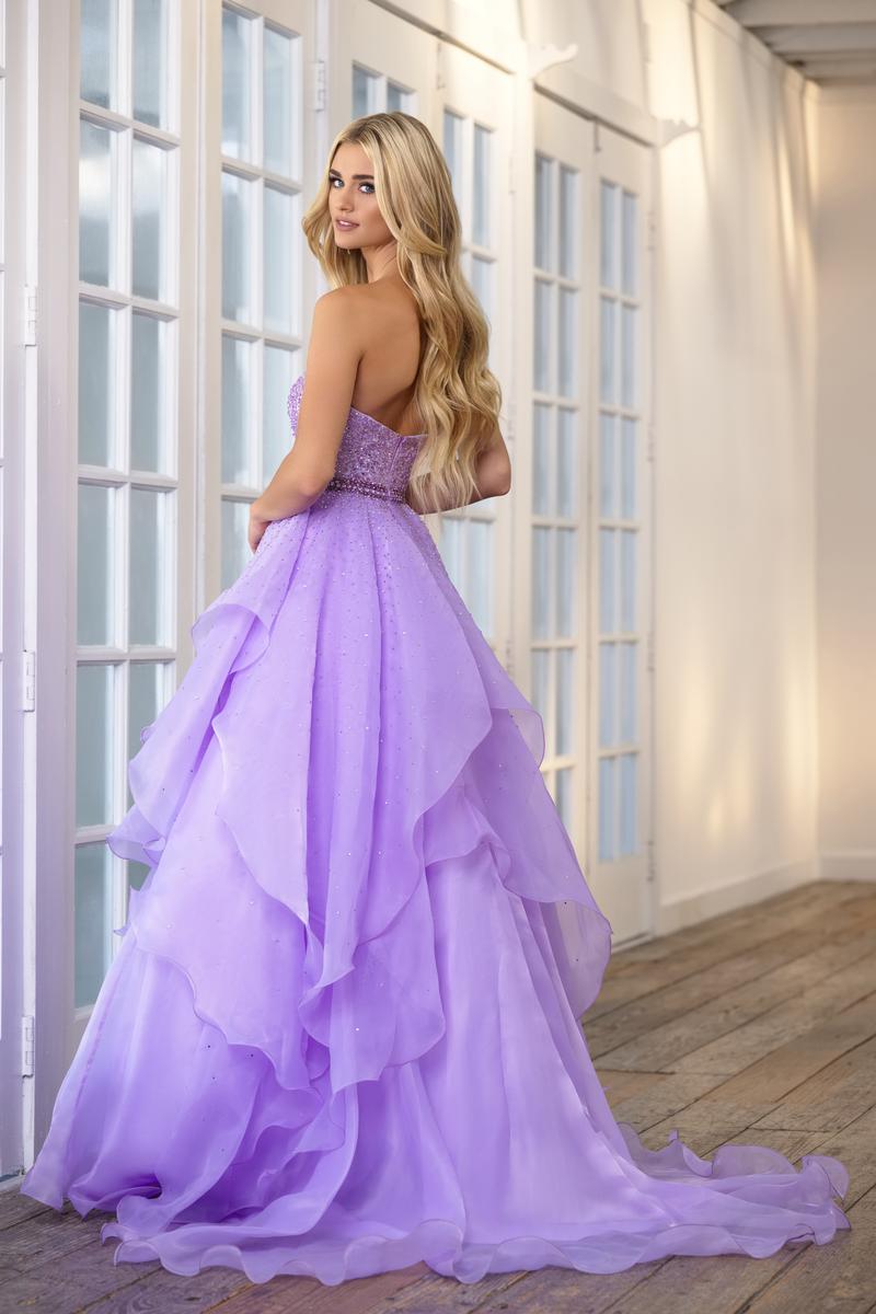 Ava Presley Strapless Tiered Ball Gown 39561