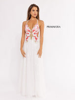 Primavera Couture Long Butterfly Dress 3957
