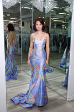 Sherri Hill Fresh Floral Prom Dress 57796