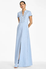 Sachin & Babi "Charlotte" Long Evening Dress