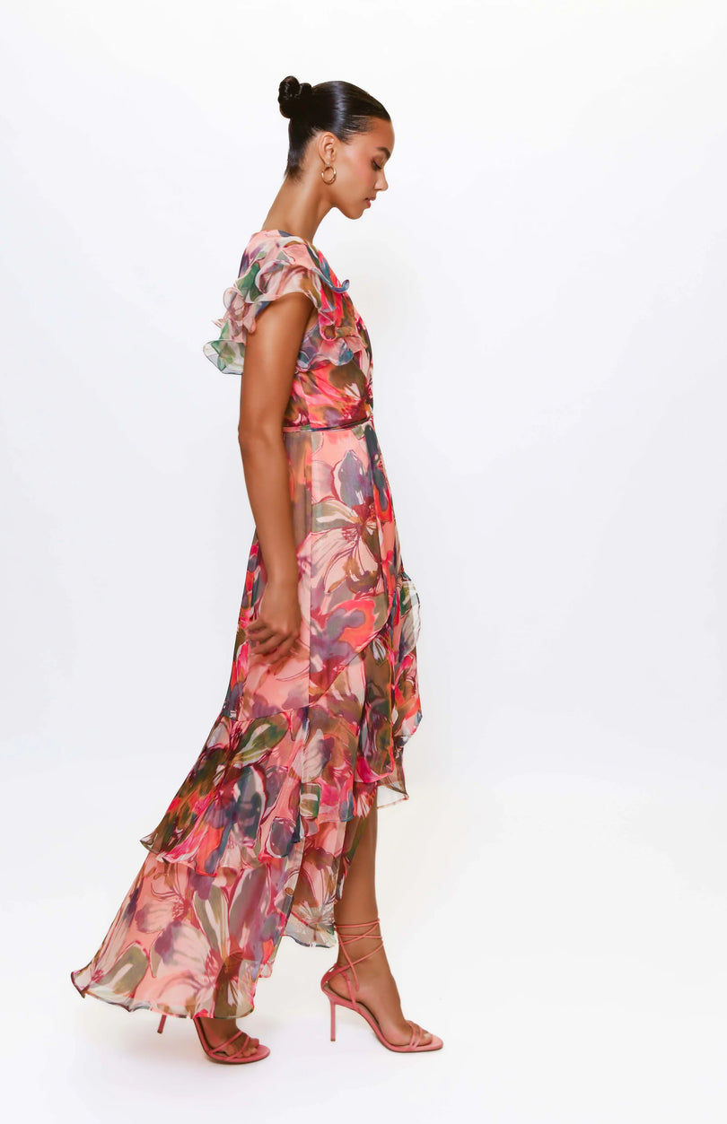 Hutch "Whitlee" Floral Wrap Dress 11004 Hutch "Whitlee" Floral Wrap Dress 11004