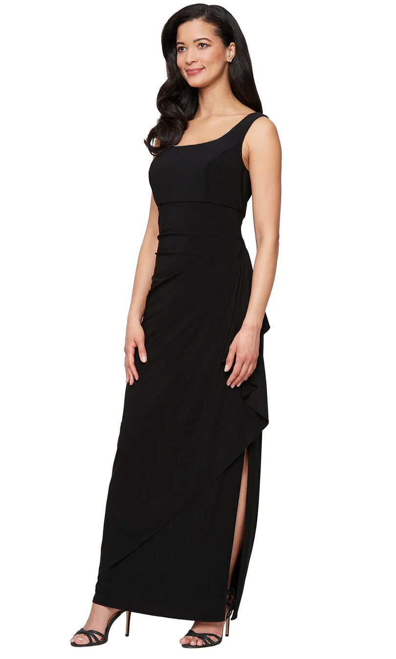 black mesh jersey dress Black Mesh Long Sleeve Bodycon Dress - All Dresses main image 1