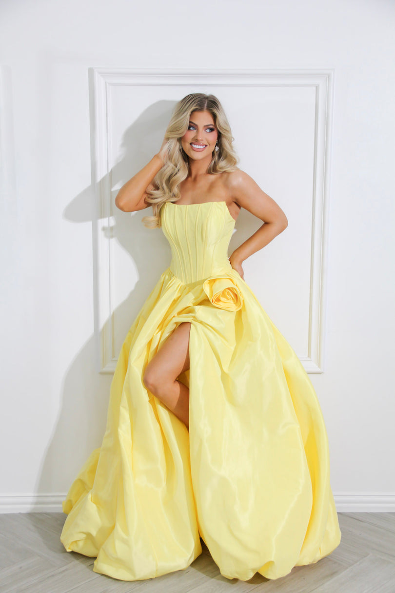 Ava Presley Rosette Ballgown Prom Dress 47204