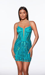 Alyce Paris Homecoming Dress 40016