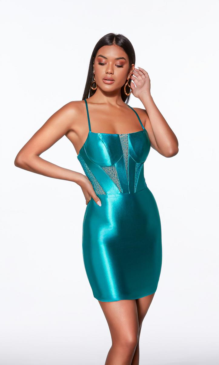 latex homecoming dress pink latex dress Karen Strapless Heart Bodycon Mini Dress