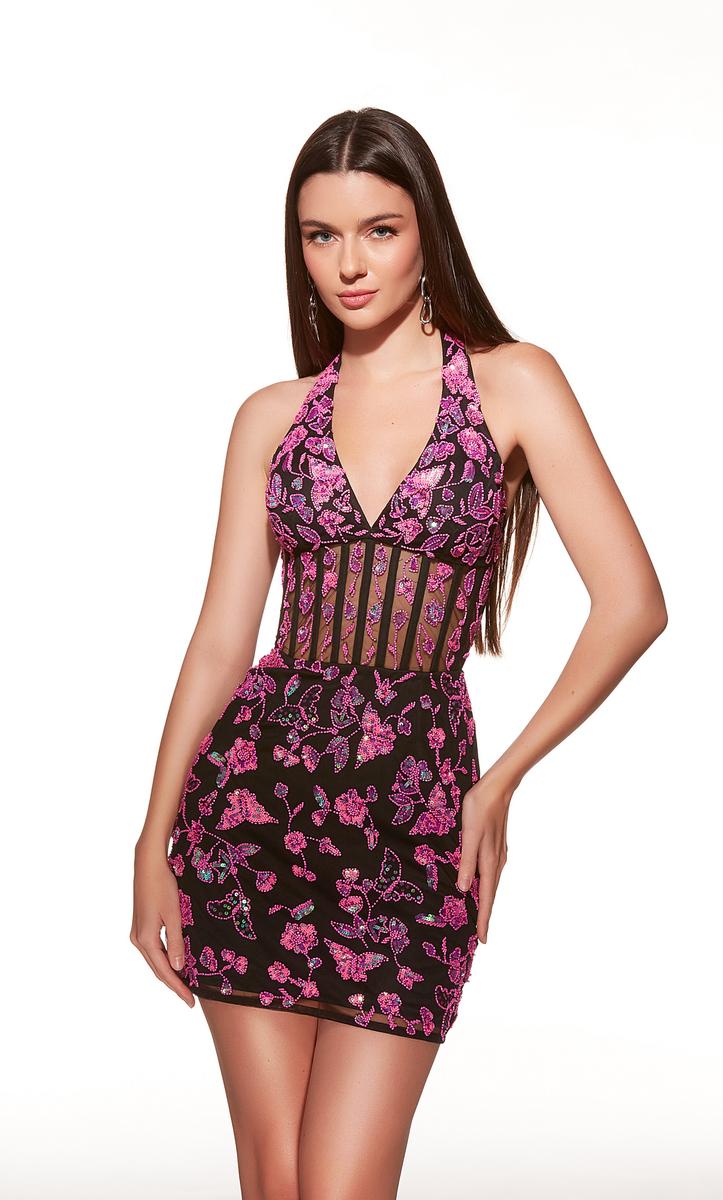 Alyce Paris Homecoming Dress 40020 - Dragonfly-Caribbean Alyce Paris Homecoming Dress 40020 - Dragonfly-Caribbean