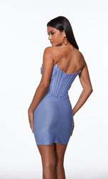 Alyce Paris Ruched Sweetheart Neckline HoCo Dress 40042