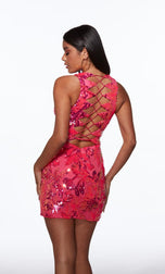 Alyce Paris Full Lace-Up Back Dress 40083