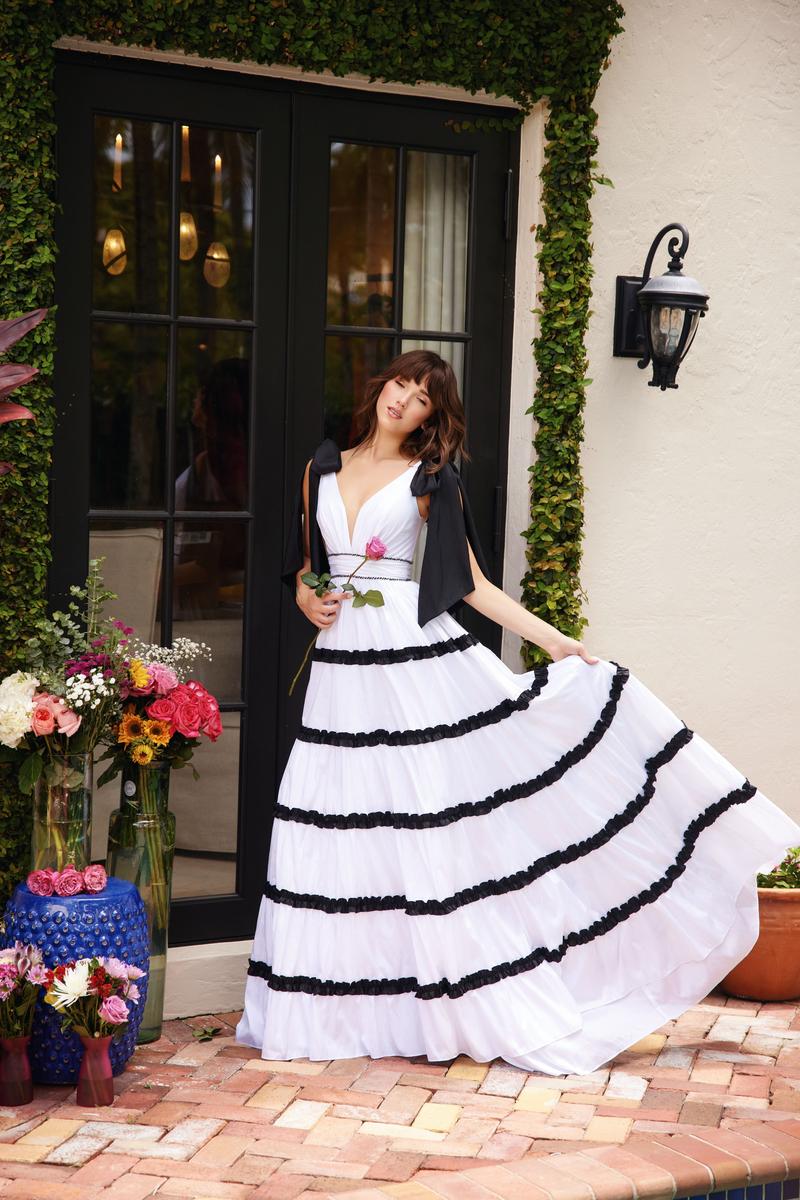 Ava Presley Ruffle Long Prom Dress 40091 Ava Presley Ruffle Long Prom Dress 40091