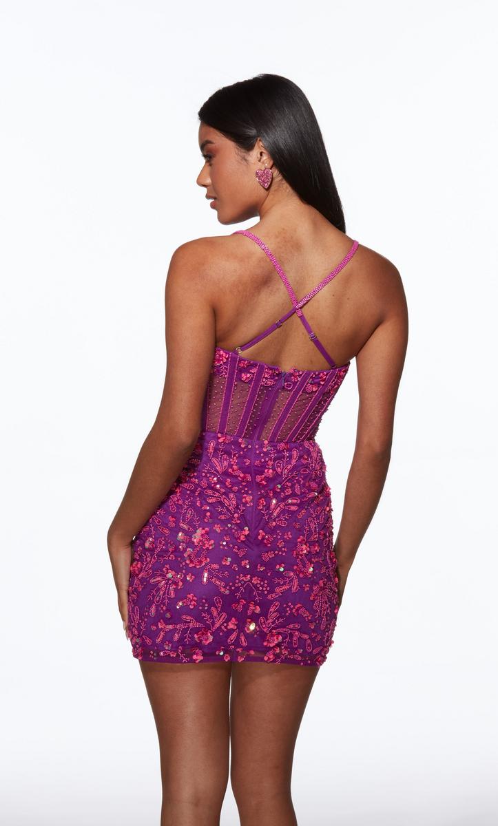 Alyce Paris Floral Sequin Dress 40093 Alyce Paris Floral Sequin Dress 40093
