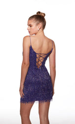 Alyce Paris Beaded Fringe HoCo Dress 40102