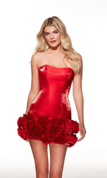 Alyce Paris Rosette Mini HoCo Dress 40108