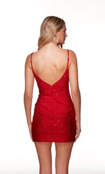 Alyce Paris Hot Fix Bows HoCo Dress 40135