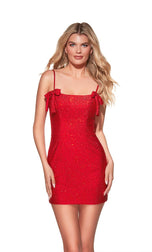 Alyce Paris Hot Fix Bows HoCo Dress 40135