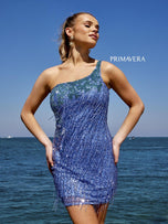 Primavera Couture Short Beaded Dress 4035