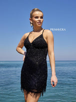 Primavera Fringe Homecoming Dress 4045