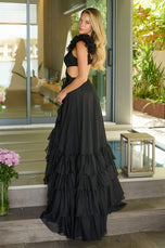 Ava Presley A-Line with Cutouts Prom Dress 42211