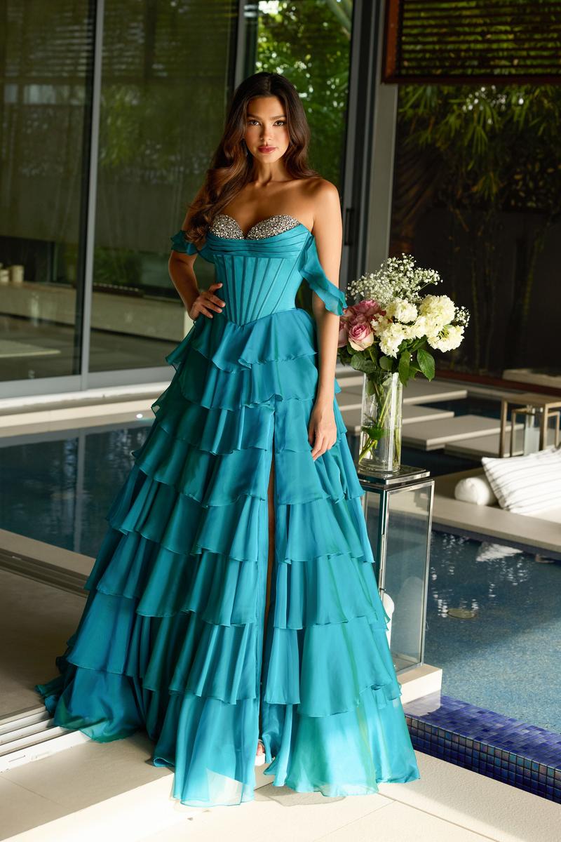 Ava Presley Rhinestone Peekaboo Ball gown Prom Dress 42213 Ava Presley Rhinestone Peekaboo Ball gown Prom Dress 42213