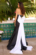 Ava Presley Oversize Bow Mermaid Prom Dress 42216