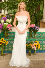 Ava Presley Strapless Prom Dress 42224