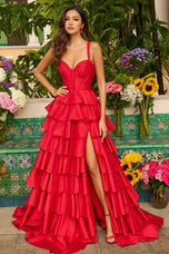 Ava Presley Ruffle Ballgown Prom Dress 42234