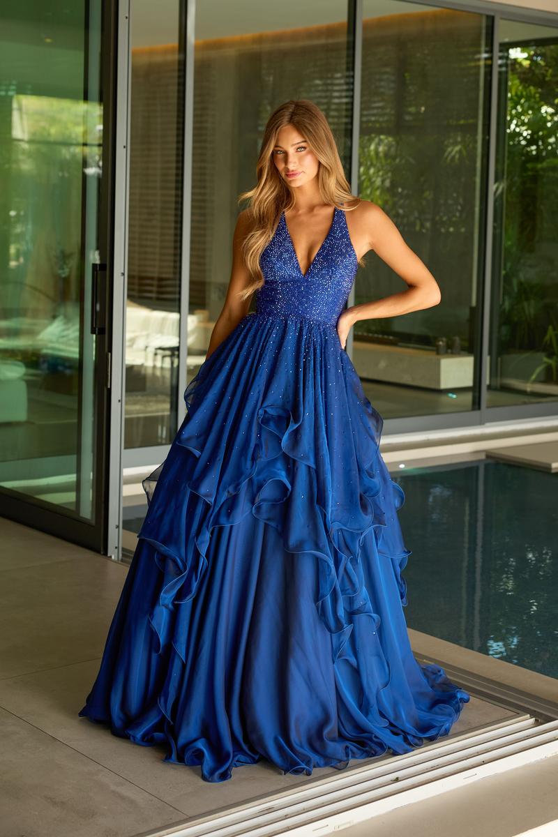 Ava Presley Halter Ballgown Prom Dress 42238