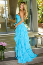 Ava Presley Asymmetrical Drop Waist Ruffle Prom Dress 42242
