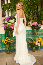 Ava Presley Sequins Oversize Bow Prom Dress 42243