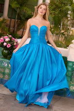 Ava Presley Plunging Sweetheart Ballgown Prom Dress 42261