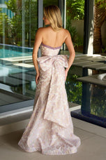 Ava Presley Fitted Jacquard Prom Dress 42282