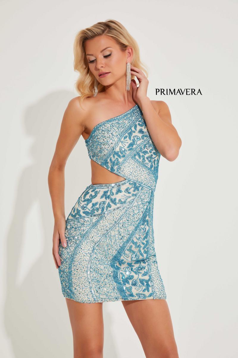 Primavera Asymmetrical Open Back Homecoming Dress 4228 Primavera Asymmetrical Open Back Homecoming Dress 4228