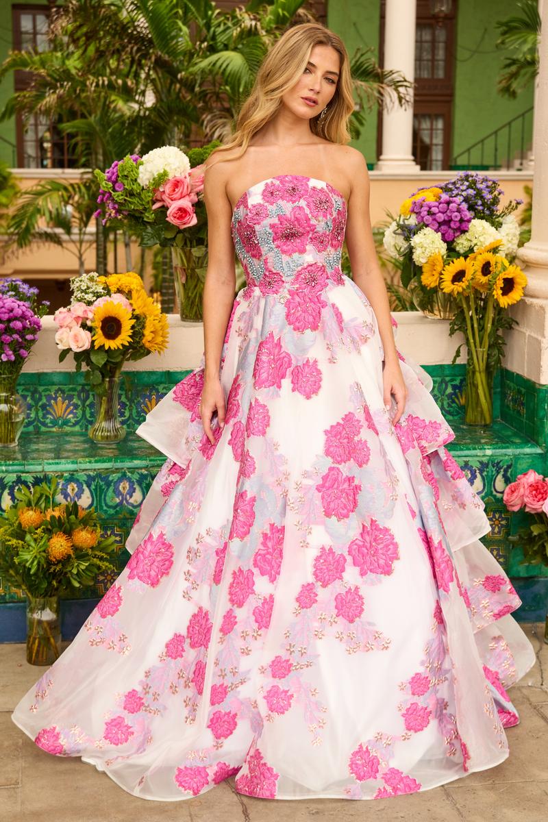 Ava Presley Embroidered Ballgown Prom Dress 42292 Ava Presley Embroidered Ballgown Prom Dress 42292