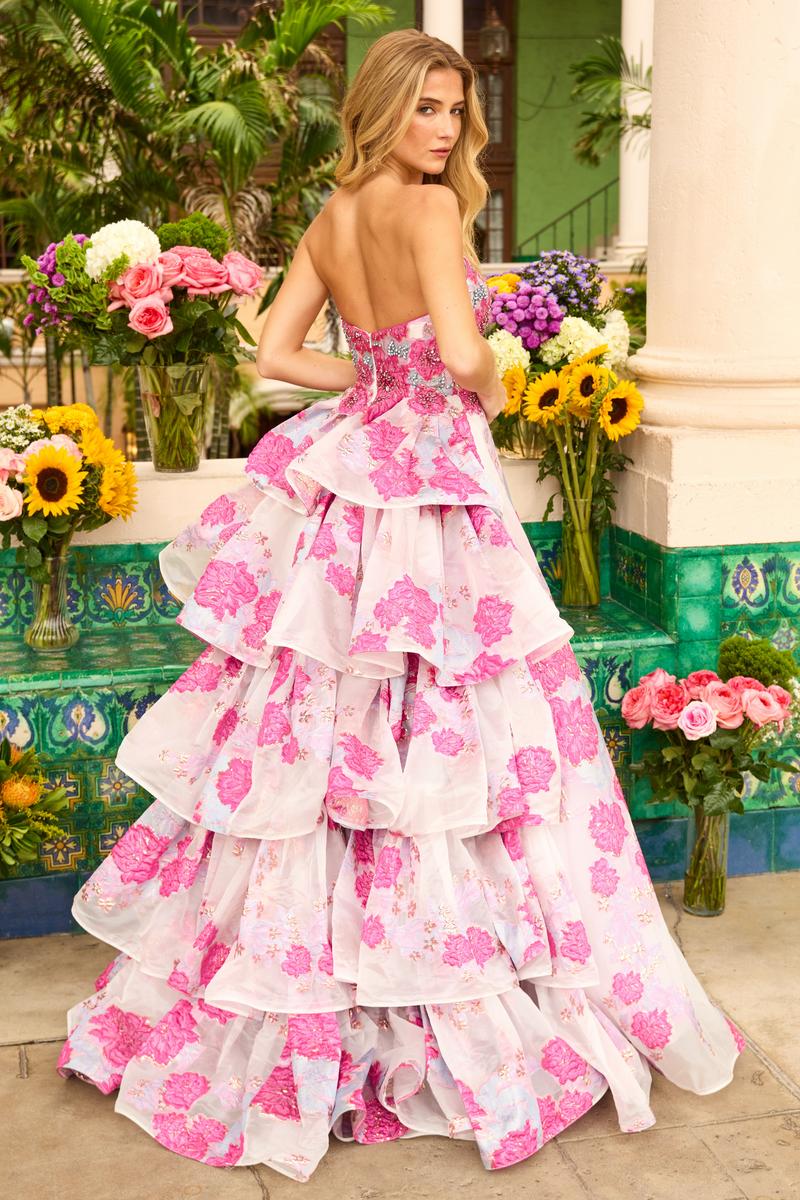 Ava Presley Embroidered Ballgown Prom Dress 42292