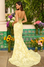 Ava Presley Lace Overlay Fitted Prom Dress 42297