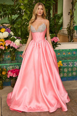 Ava Presley Embellished Cups Ballgown Prom Dress 42311