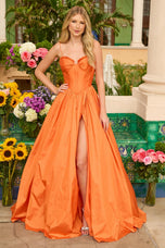 Ava Presley A-Line Satin Prom Dress 42314