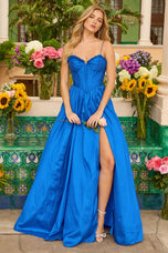 Ava Presley A-Line Satin Prom Dress 42314