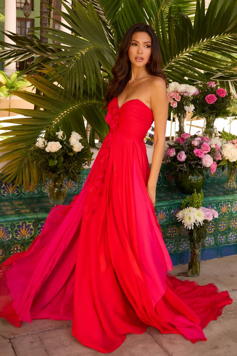 Ava Presley A-Line Chiffon Prom Dress 42317